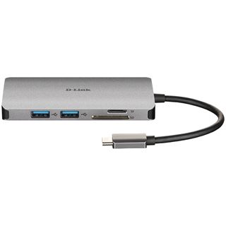 D-Link USB-C 8-PORT USB HUB+HDMI+LAN