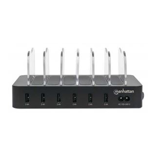 Manhattan 6-Port USB-Ladestation USB-A-Ports 2,4 A/5 V 55W