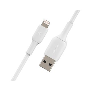 Belkin Lightning Lade/Sync Kabel PVC mfi zertifiziert 2m wei&szlig;