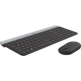 Logitech Slim Wireless Keyboard and Mouse Combo MK470 - GRAPHITE -
