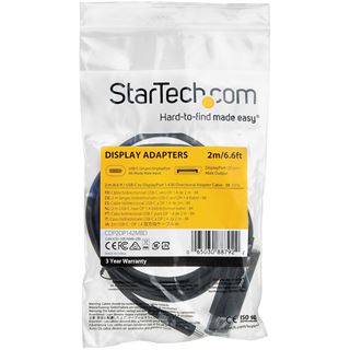 (&euro;7,95*/1m) 2.00m Startech Thunderbolt 3 Adapterkabel HBR3