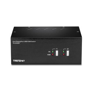 Trendnet KVM 2-Port Displayport Switch TK-240DP