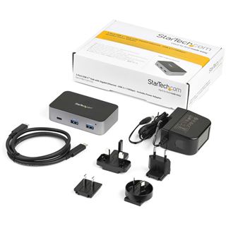Startech 3-Port-USB-C-Hub (LAN-Hub, 10 Gbit/s, 2x USB-A und 1x USB-C,