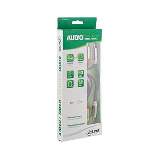 (€13,80*/1m) 0.50m InLine Audio Anschlusskabel Stereo 2x Cinch