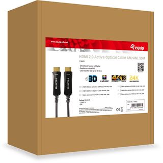 (&euro;1,62*/1m) 50.00m Equip HDMI2.0 Anschlusskabel Ethernet