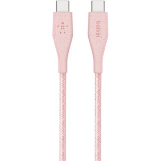 1.20m Belkin DuraTek Plus USB-C/USB-C Kabel, pink