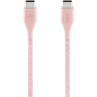 1.20m Belkin DuraTek Plus USB-C/USB-C Kabel, pink