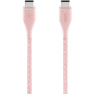 1.20m Belkin DuraTek Plus USB-C/USB-C Kabel, pink