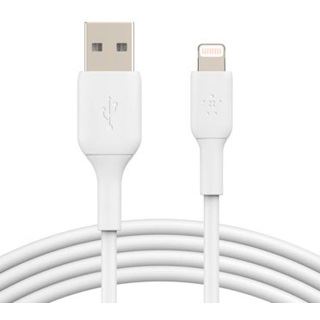 3.00m Belkin Lightning Lade/Sync Kabel PVC mfi zertifiziert weiss