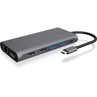 Icy Box Notebook Dockingstation USB-C -> 3x Videoaschnittstel