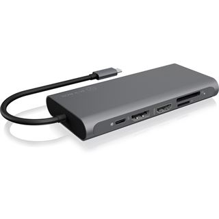 Icy Box Notebook Dockingstation USB-C -> 3x Videoaschnittstel