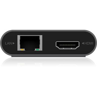 Icy Box Notebook Dockingstation USB-C -> 3x Videoaschnittstel
