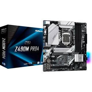 ASRock Z490M PRO4 MATX Intel Z490 DDR4 S1200 retail