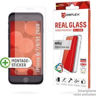 E.V.I. Real Glass + Case iPhone 6/7/8/SE 2.Gen Starter Kit