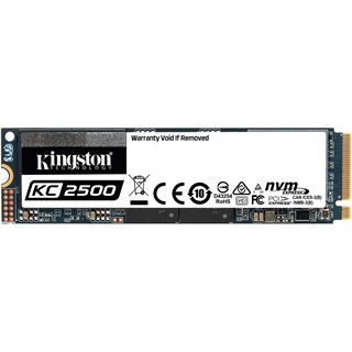 250GB Kingston KC2500 NVMe M.2 PCIe 3.0 x4 3D-NAND TLC