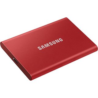 500GB Samsung Portable SSD T7 Metallic Red