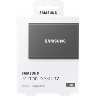 1TB Samsung Portable SSD T7 Titan Grey