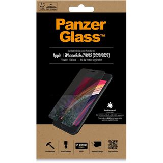 PanzerGlass Apple iPhone 6/6s/7/8/SE (2020) Privacy Standard Fit