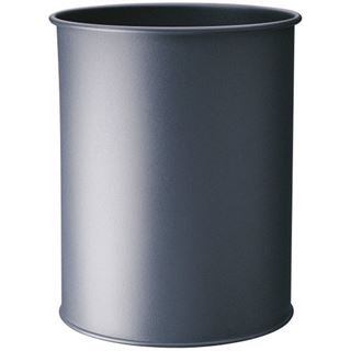 Durable Papierkorb Metall rund 15 Liter Anthrazit