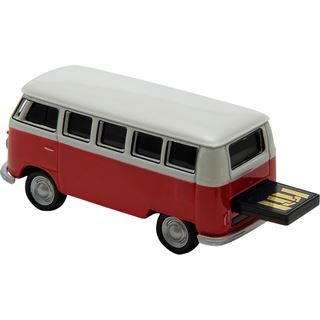 32GB Genie USB2.0 Stick VW Bus rot/weiß