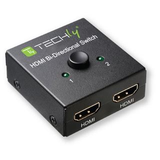 Techly HDMI Switch, Bi-Direktional, Switch 4K@60Hz, 2-Port