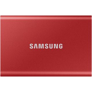 1TB Samsung Portable SSD USB-C 3.1 T7 rot metallic