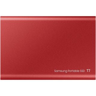 1TB Samsung Portable SSD USB-C 3.1 T7 rot metallic