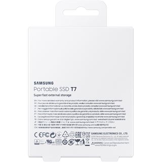 1TB Samsung Portable SSD USB-C 3.1 T7 rot metallic
