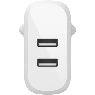 Belkin Dual USB-A Ladegerät, 24W, weiß