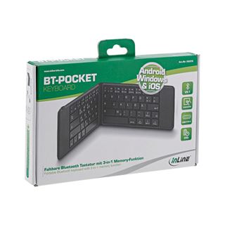 InLine Pocket USB und Bluetooth Deutsch grau (kabellos)