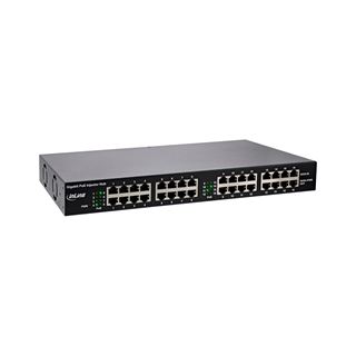 InLine PoE+ Gigabit Netzwerk Injektor Hub 16 Port (16x PoE+),