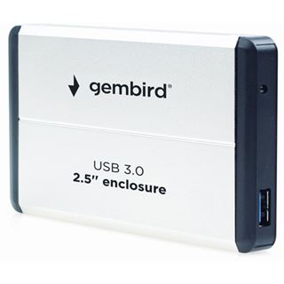 Gembird Festplatten Geh&auml;use USB3.0 2.5" silber alu