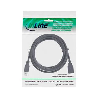 (€1,78*/1m) 5.00m InLine USB Verlängerungskabel USB 3.0 USB