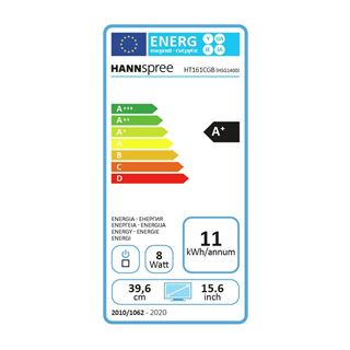 15,6" (39,62cm) Hannspree HT Serie 161 CGB schwarz 1920x1080