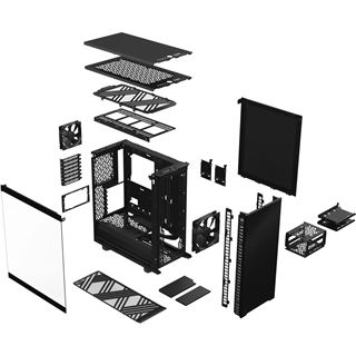 Fractal Design Define 7 Compact mit Sichtfenster Midi Tower ohne