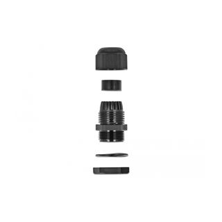 Delock Kabelverschraubung PG7 10 Stück schwarz
