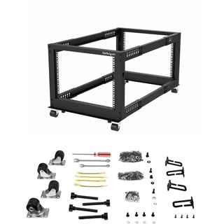 Startech 4POSTRACK8U 19-Zoll Serverschrank Stellfu&szlig; (8HE,