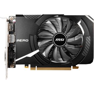 4GB MSI GeForce GTX 1650 D6 Aero ITX OC Aktiv PCIe 3.0 (Retail)