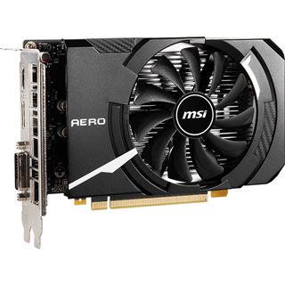 4GB MSI GeForce GTX 1650 D6 Aero ITX OC Aktiv PCIe 3.0 (Retail)