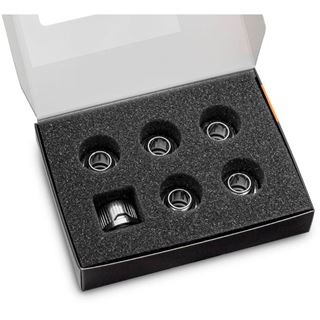 EK Water Blocks EK-Quantum Torque HTC 12 - 6er-Pack, silber