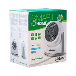 InLine SmartHome Ventilator rotierend, weiss