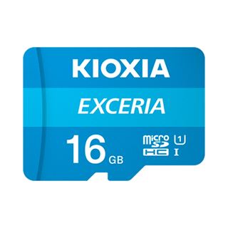 16GB KIOXIA Exceria R100 microSDHC UHS-I U1, Class 10 (LMEX1L016GG4)