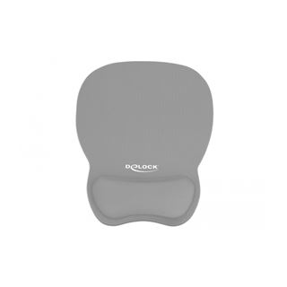 Delock Ergonomisches Mauspad mit Handballenauflage grau 245 x 206 mm