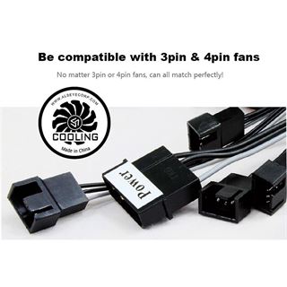 Alseye Fan Control a-100L(B) blau 6-Kanal 5.25"