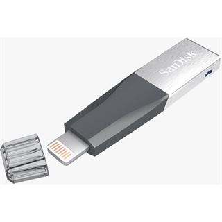 64 GB SanDisk iXpand Go schwarz/silber USB 3.0 und Lightning