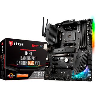 MSI B450 Gaming Pro Carbon Max WIFI AMD B450 So.AM4 Dual Channel DDR4