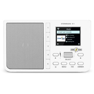 TechniSat STERNRADIO IR 1 ,komp.Radio WLAN 2.4"Display weiss