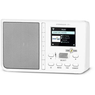 TechniSat STERNRADIO IR 1 ,komp.Radio WLAN 2.4"Display weiss