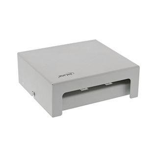 InLine Patchfeld-Dose Aufputz f&uuml;r 6x Keystone RJ45, Metall,