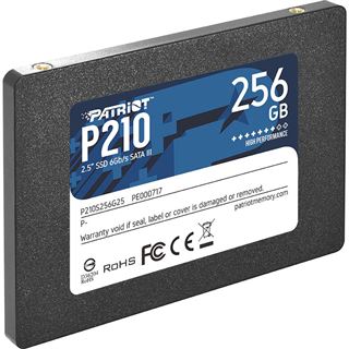 256GB Patriot P210 2.5" (6.4cm) SATA 6Gb/s 3D-NAND TLC